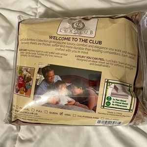 LUXCLUB King Bed Sheets New